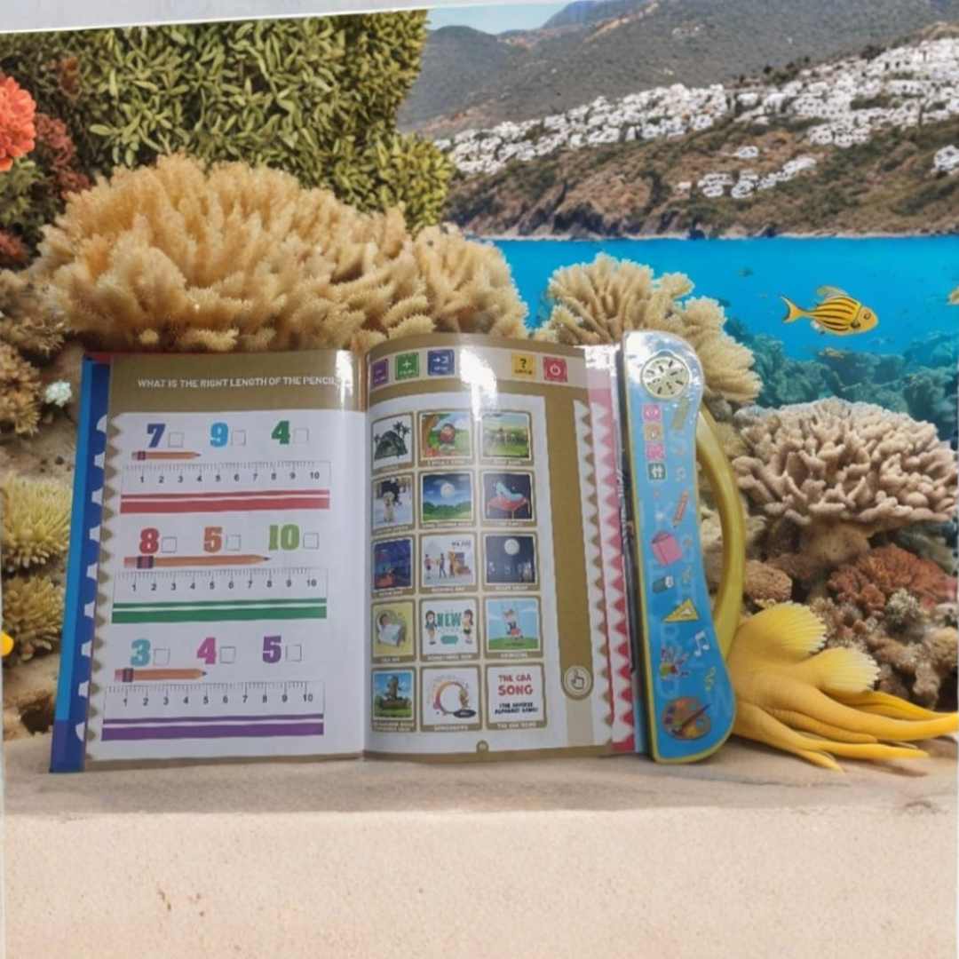 Kids Learning Study Book with Interactive Sound Panel
