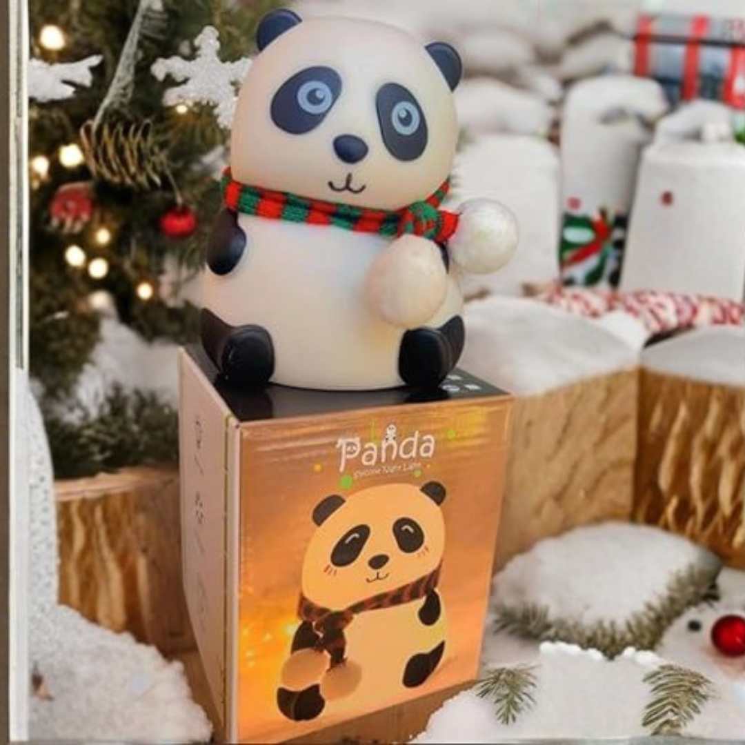 LED Panda Night Light, Color Changing, Kids Room Decor, Cute Animal Lamp